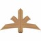 Ekena Millwork Davenport Timber Gable Bracket, Western Red Cedar, 48"W x 26"H x 5 1/2"D x 5 1/2"F, 13/12 Pitch GBW048X26X0606DAV00SWR - alternate 1